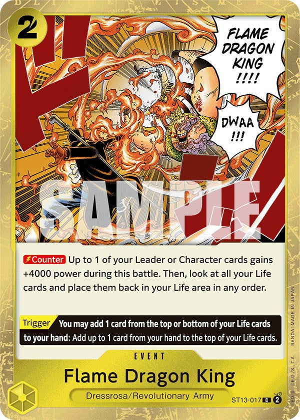 Flame Dragon King [Ultra Deck: The Three Brothers] | Galaxy Games LLC