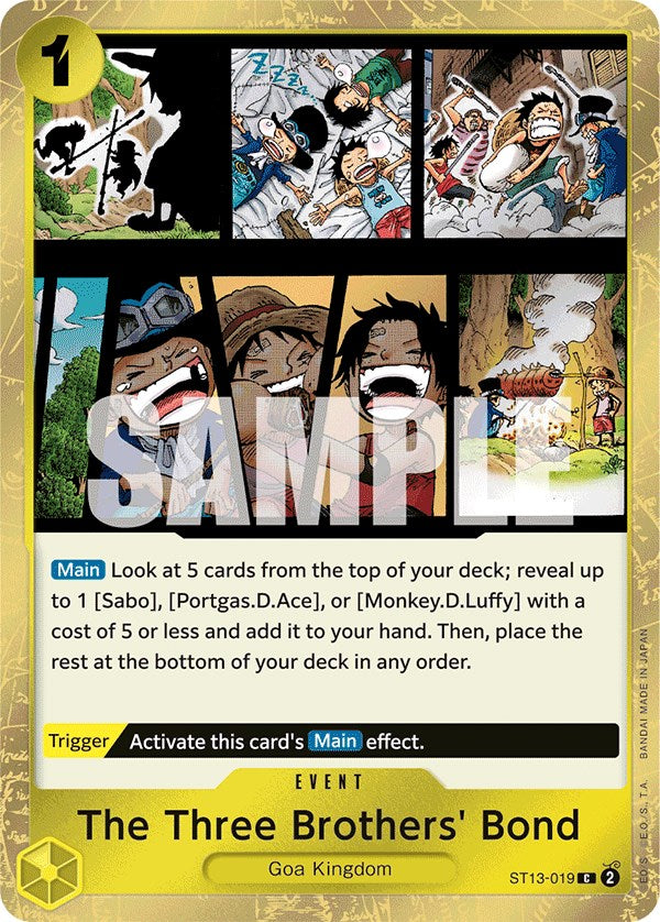 The Three Brothers' Bond [Ultra Deck: The Three Brothers] | Galaxy Games LLC