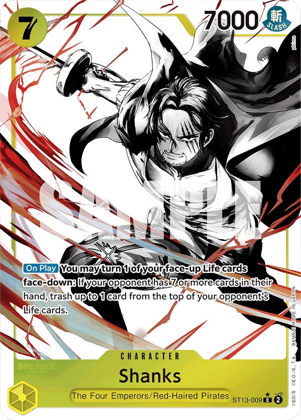 Shanks (Parallel) [Ultra Deck: The Three Brothers] | Galaxy Games LLC
