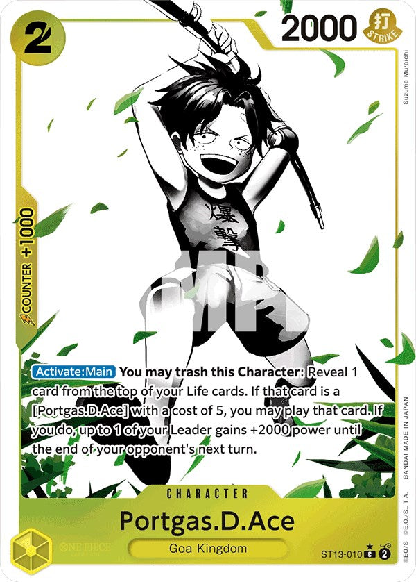 Portgas.D.Ace (Parallel) [Ultra Deck: The Three Brothers] | Galaxy Games LLC