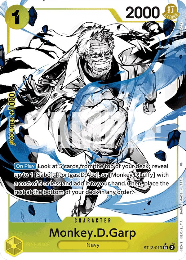 Monkey.D.Garp (Parallel) [Ultra Deck: The Three Brothers] | Galaxy Games LLC