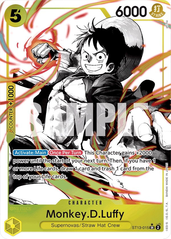 Monkey.D.Luffy (Parallel) [Ultra Deck: The Three Brothers] | Galaxy Games LLC