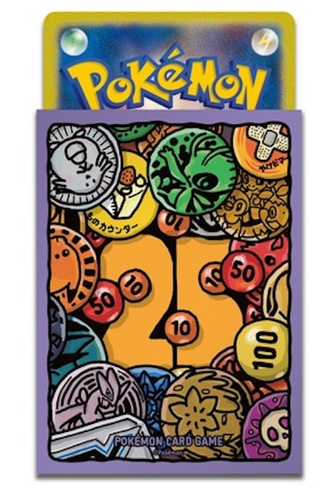 Card Sleeves - 25th Anniversary Goods Collection (64-Pack) (Pokemon Center Japan Exclusive) | Galaxy Games LLC