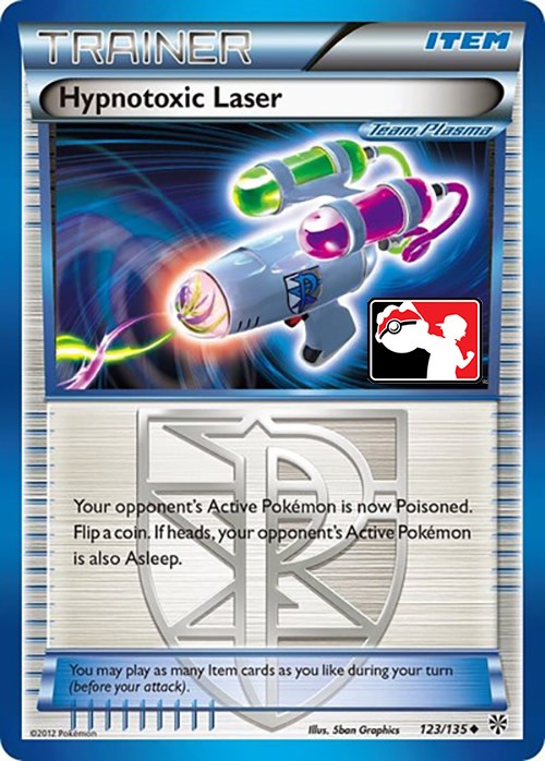 Hypnotoxic Laser (123/135) (Team Plasma) [League & Championship Cards] | Galaxy Games LLC