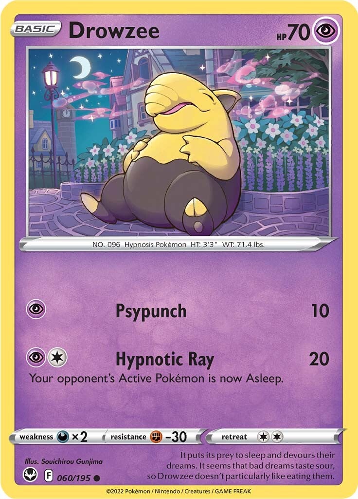 Drowzee (060/195) [Sword & Shield: Silver Tempest] | Galaxy Games LLC