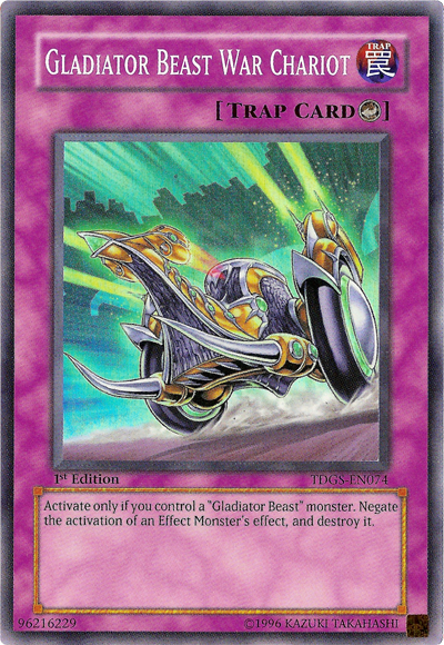 Gladiator Beast War Chariot [TDGS-EN074] Super Rare | Galaxy Games LLC