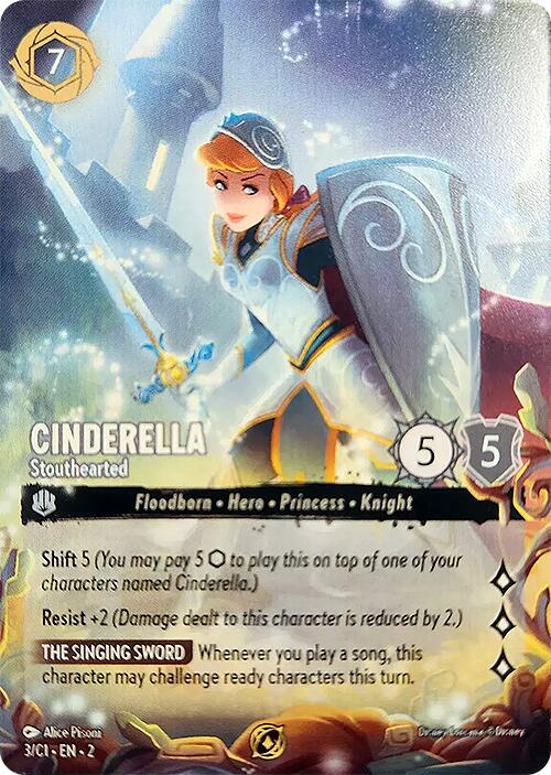 Cinderella - Stouthearted (3) [Promo Cards] | Galaxy Games LLC