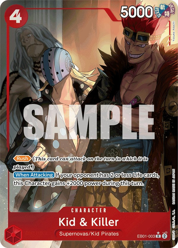 Kid & Killer (Alternate Art) [Extra Booster: Memorial Collection] | Galaxy Games LLC