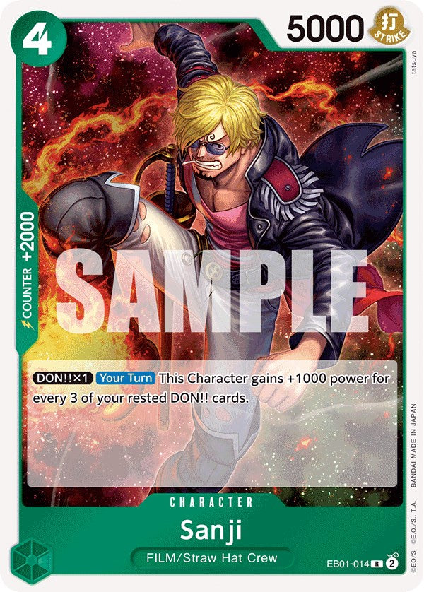 Sanji [Extra Booster: Memorial Collection] | Galaxy Games LLC
