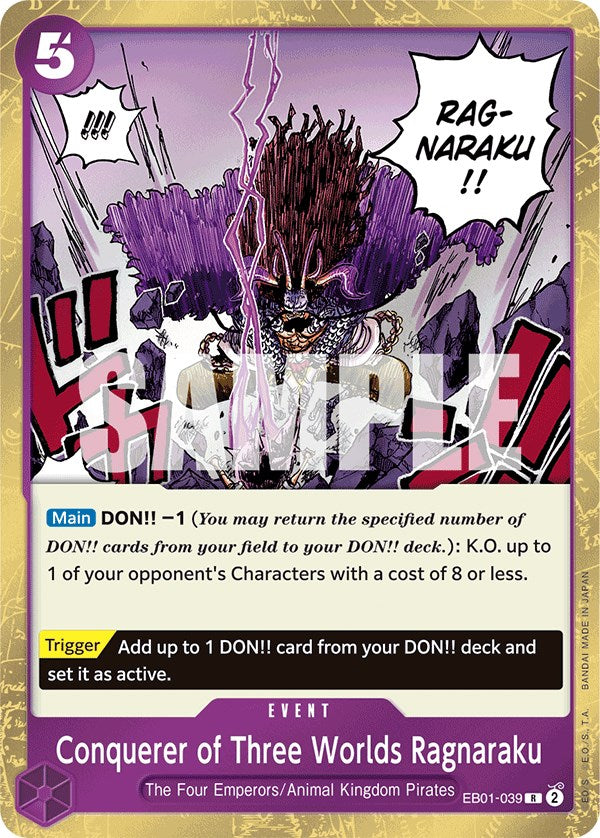 Conquerer of Three Worlds Ragnaraku [Extra Booster: Memorial Collection] | Galaxy Games LLC