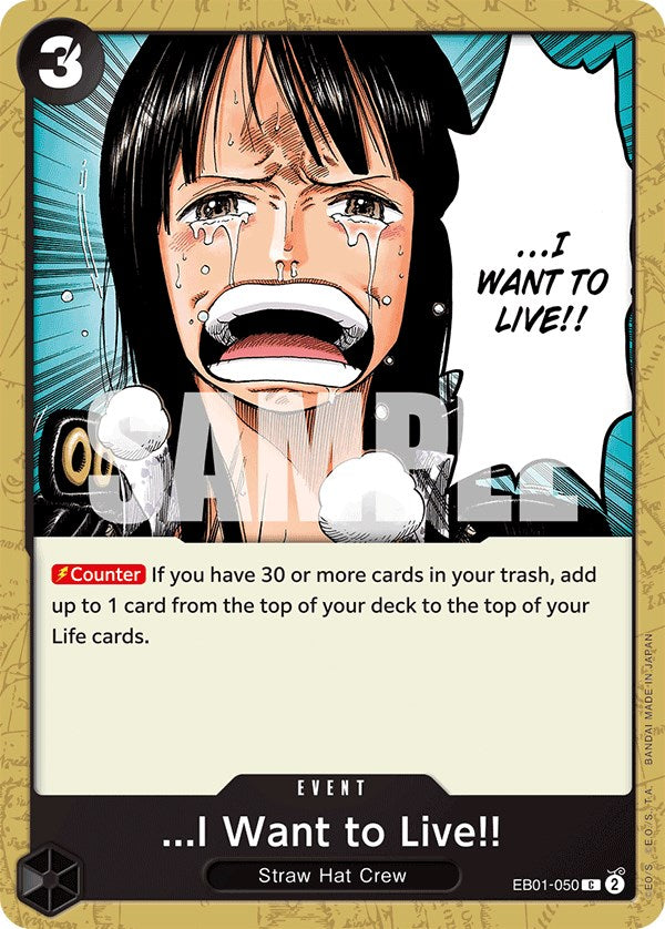 ...I Want to Live!! [Extra Booster: Memorial Collection] | Galaxy Games LLC