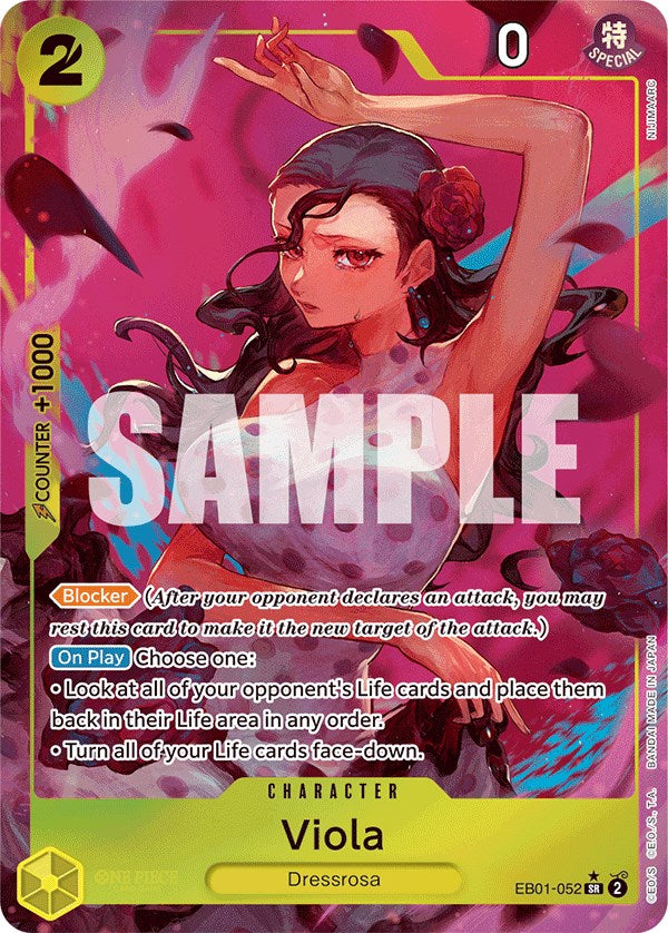 Viola (Alternate Art) [Extra Booster: Memorial Collection] | Galaxy Games LLC