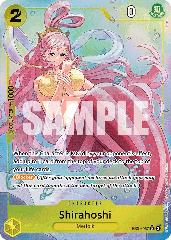 Shirahoshi (Alternate Art) [Extra Booster: Memorial Collection] | Galaxy Games LLC