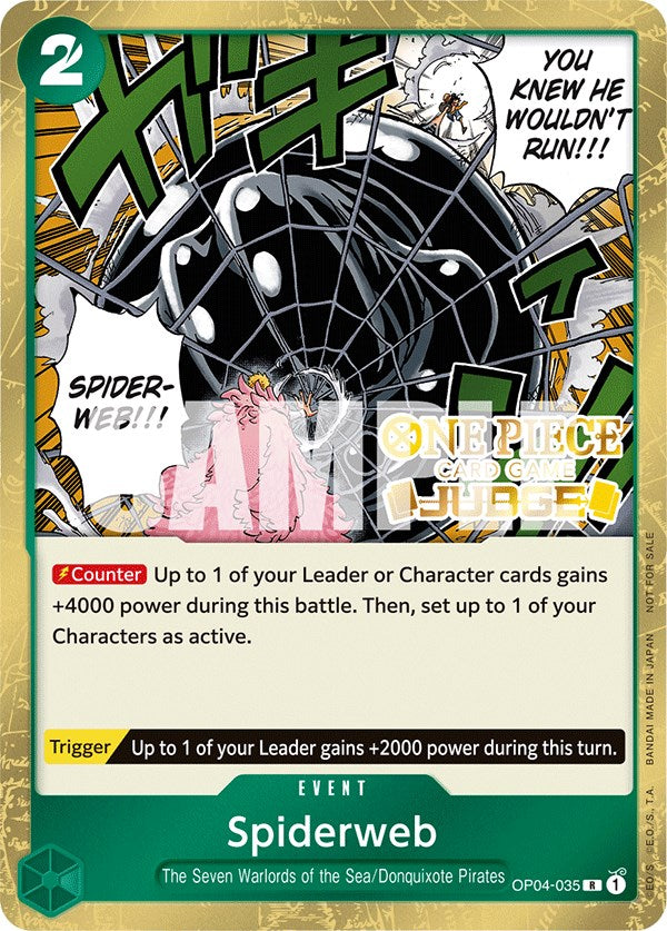 Spiderweb (Judge Pack Vol. 3) [One Piece Promotion Cards] | Galaxy Games LLC