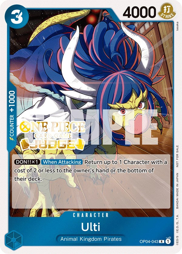 Ulti (Judge Pack Vol. 3) [One Piece Promotion Cards] | Galaxy Games LLC