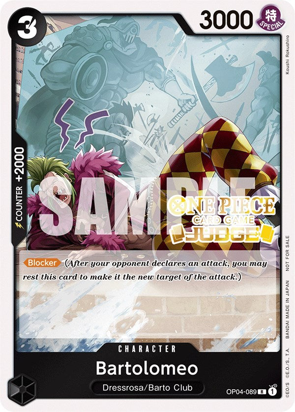 Bartolomeo (Judge Pack Vol. 3) [One Piece Promotion Cards] | Galaxy Games LLC