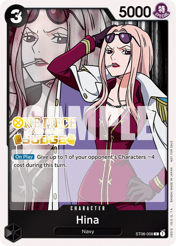 Hina (Judge Pack Vol. 3) [One Piece Promotion Cards] | Galaxy Games LLC