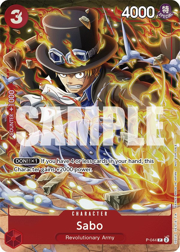 Sabo (Event Pack Vol. 4) [One Piece Promotion Cards] | Galaxy Games LLC