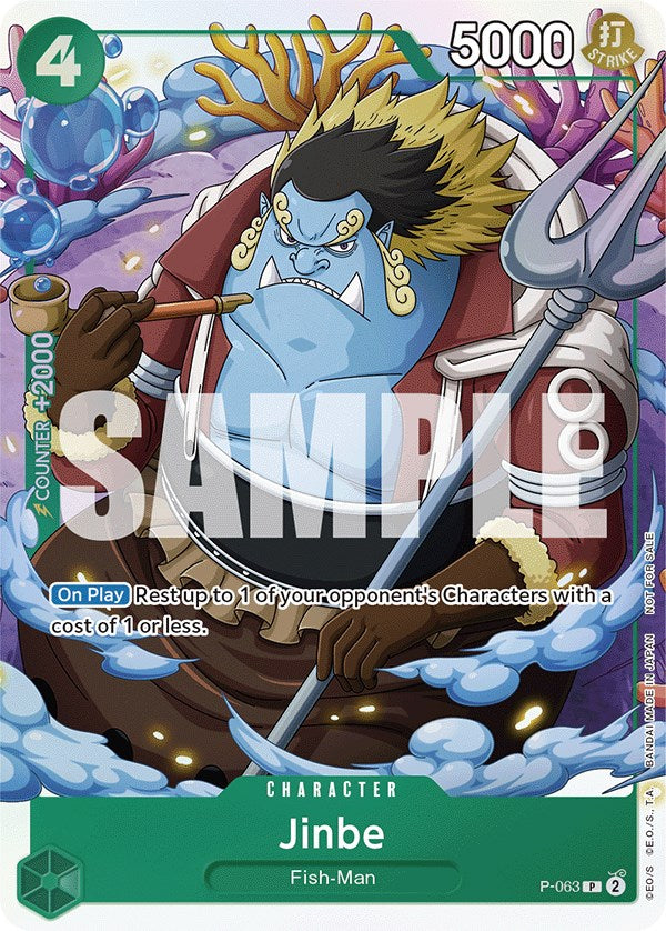 Jinbe (Event Pack Vol. 4) [One Piece Promotion Cards] | Galaxy Games LLC