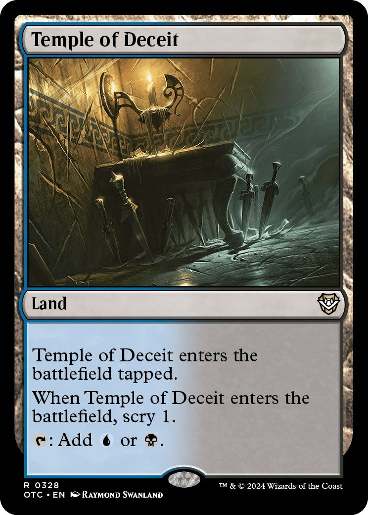Temple of Deceit [Outlaws of Thunder Junction Commander] | Galaxy Games LLC