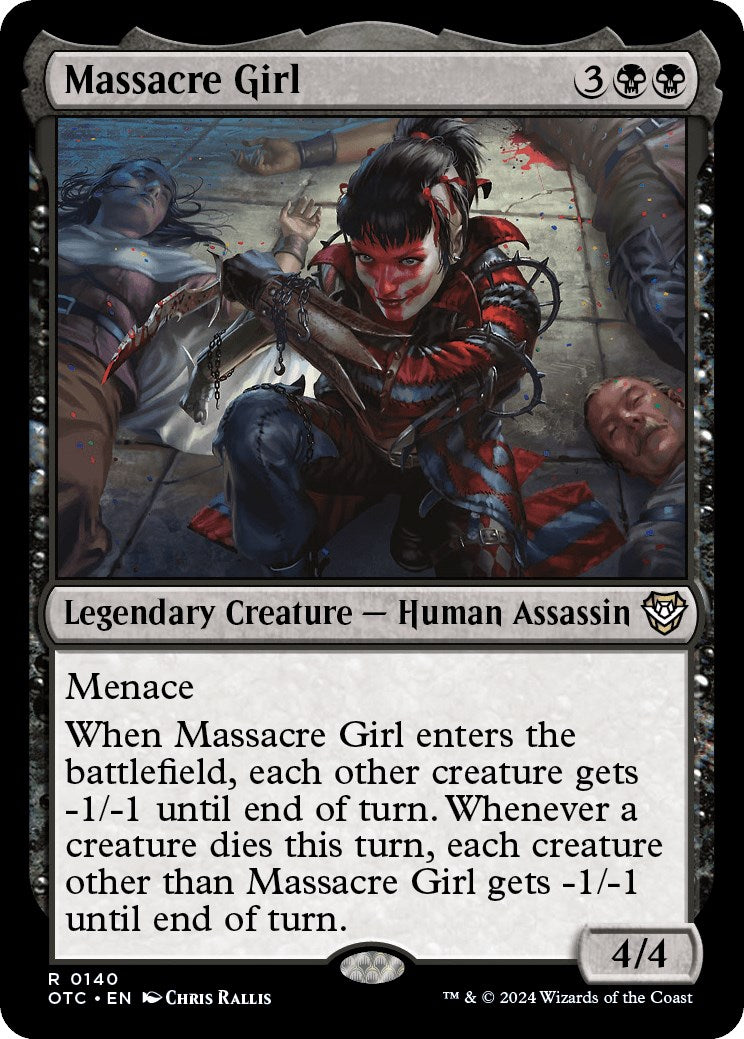 Massacre Girl [Outlaws of Thunder Junction Commander] | Galaxy Games LLC