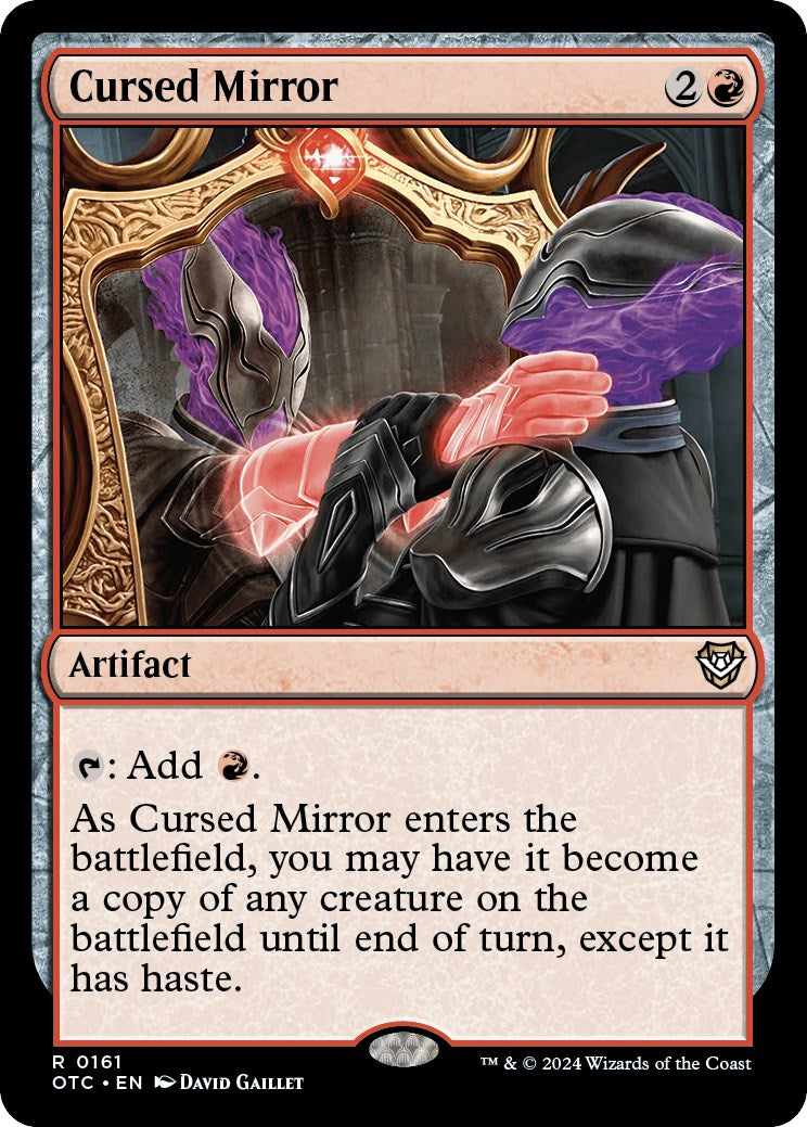 Cursed Mirror [Outlaws of Thunder Junction Commander] | Galaxy Games LLC