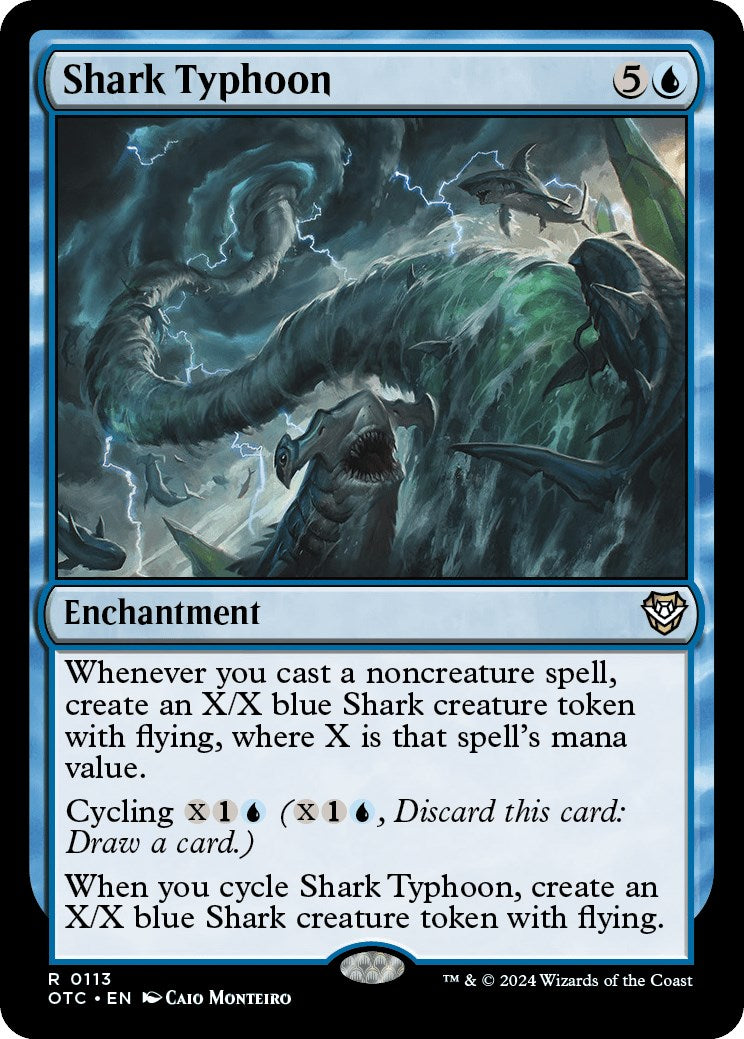 Shark Typhoon [Outlaws of Thunder Junction Commander] | Galaxy Games LLC