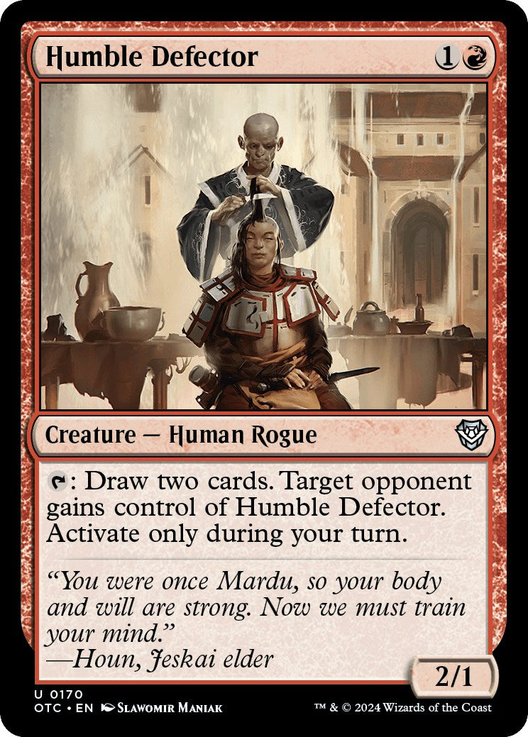 Humble Defector [Outlaws of Thunder Junction Commander] | Galaxy Games LLC