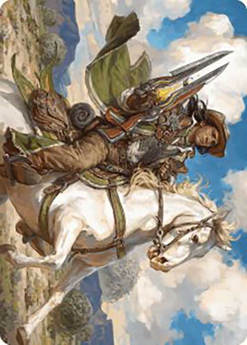 Wylie Duke, Atiin Hero Art Card [Outlaws of Thunder Junction Art Series] | Galaxy Games LLC