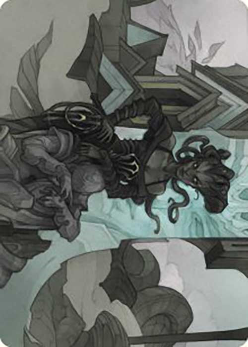Vraska Joins Up Art Card [Outlaws of Thunder Junction Art Series] | Galaxy Games LLC