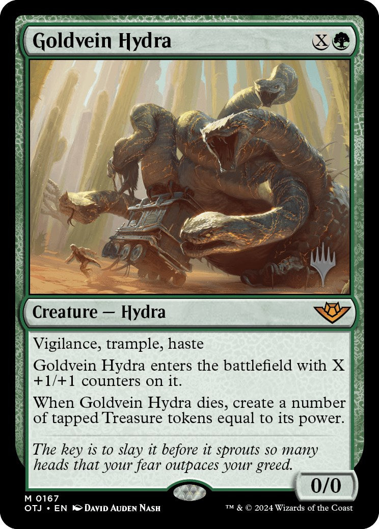 Goldvein Hydra (Promo Pack) [Outlaws of Thunder Junction Promos] | Galaxy Games LLC