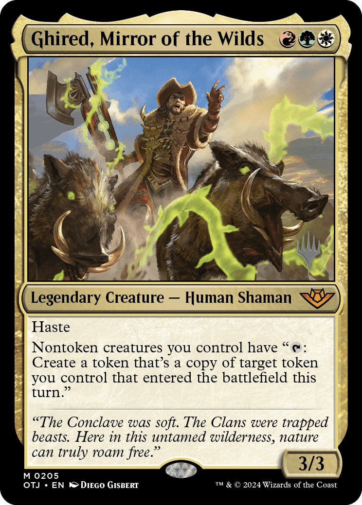 Ghired, Mirror of the Wilds (Promo Pack) [Outlaws of Thunder Junction Promos] | Galaxy Games LLC