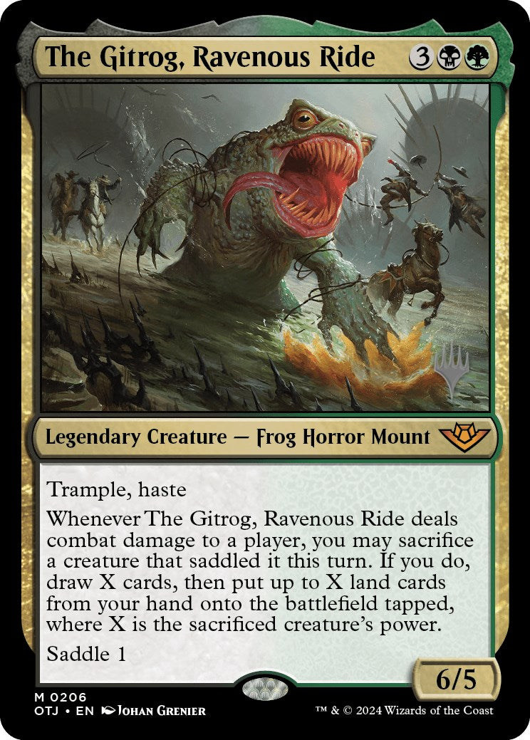 The Gitrog, Ravenous Ride (Promo Pack) [Outlaws of Thunder Junction Promos] | Galaxy Games LLC