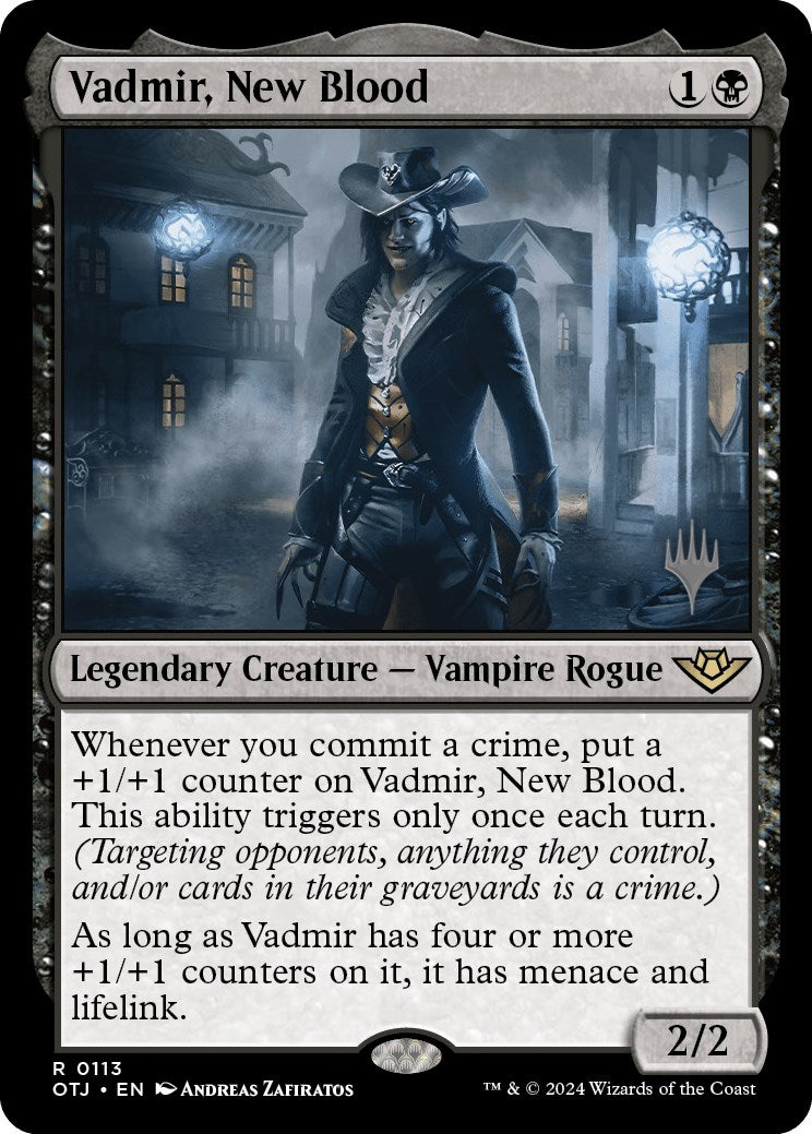 Vadmir, New Blood (Promo Pack) [Outlaws of Thunder Junction Promos] | Galaxy Games LLC