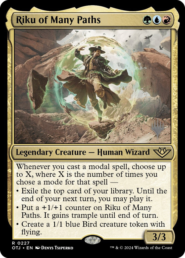 Riku of Many Paths (Promo Pack) [Outlaws of Thunder Junction Promos] | Galaxy Games LLC