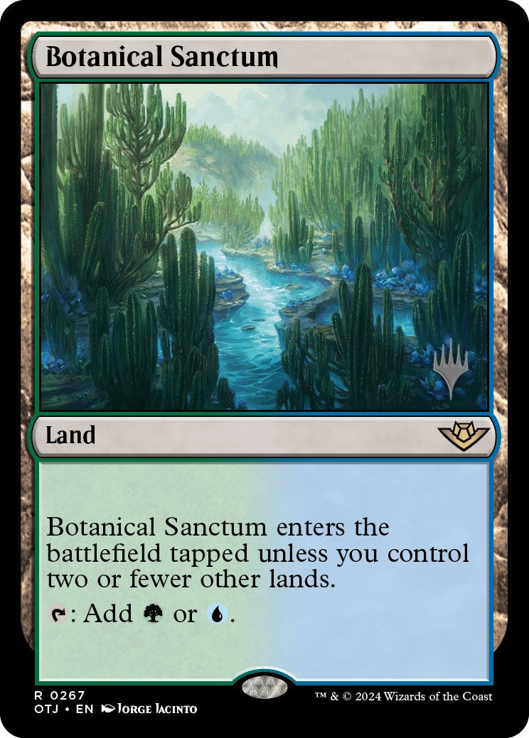 Botanical Sanctum (Promo Pack) [Outlaws of Thunder Junction Promos] | Galaxy Games LLC