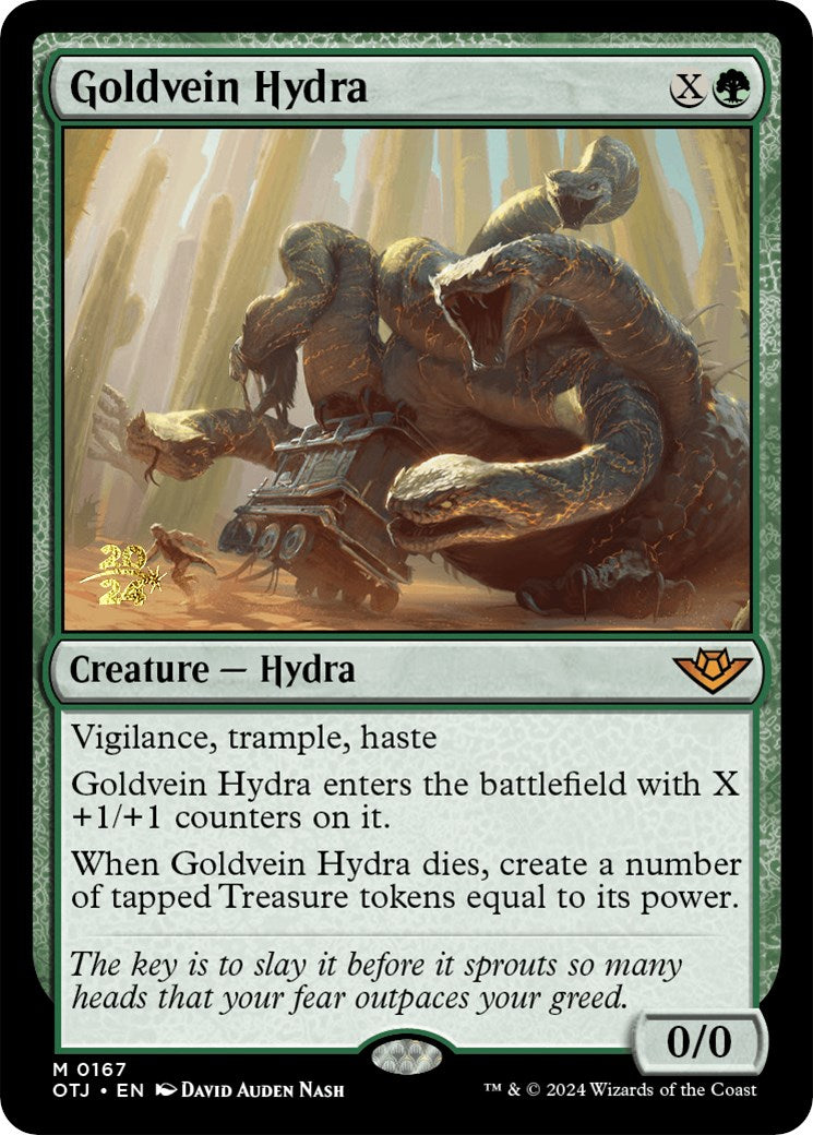 Goldvein Hydra [Outlaws of Thunder Junction Prerelease Promos] | Galaxy Games LLC