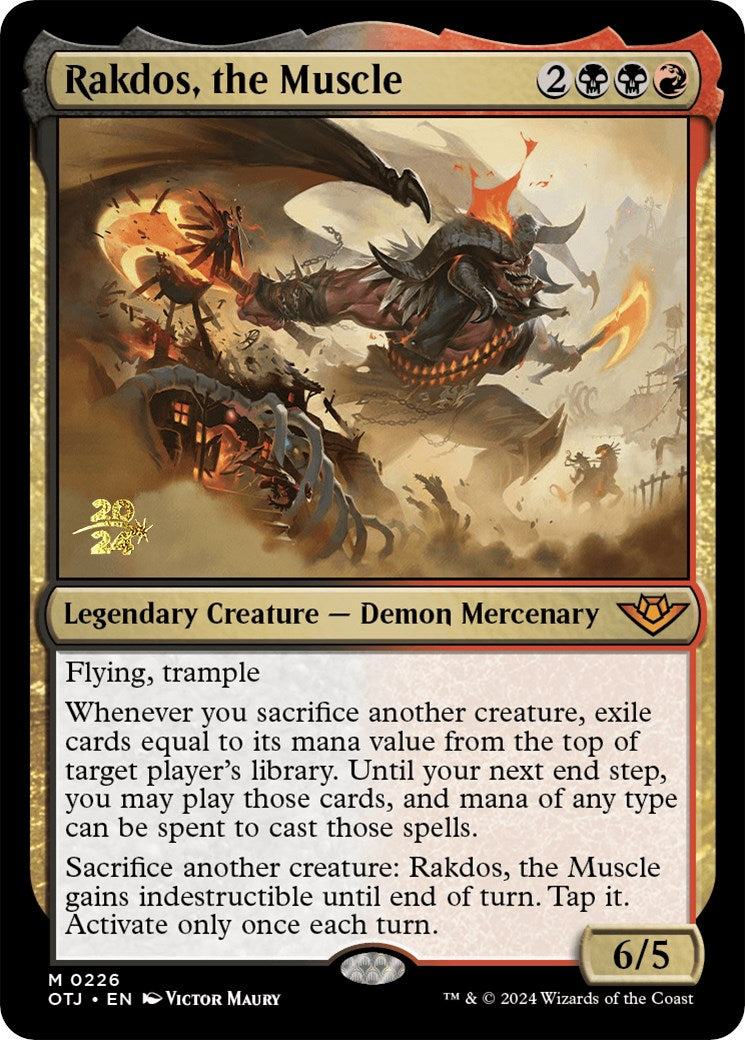 Rakdos, the Muscle [Outlaws of Thunder Junction Prerelease Promos] | Galaxy Games LLC