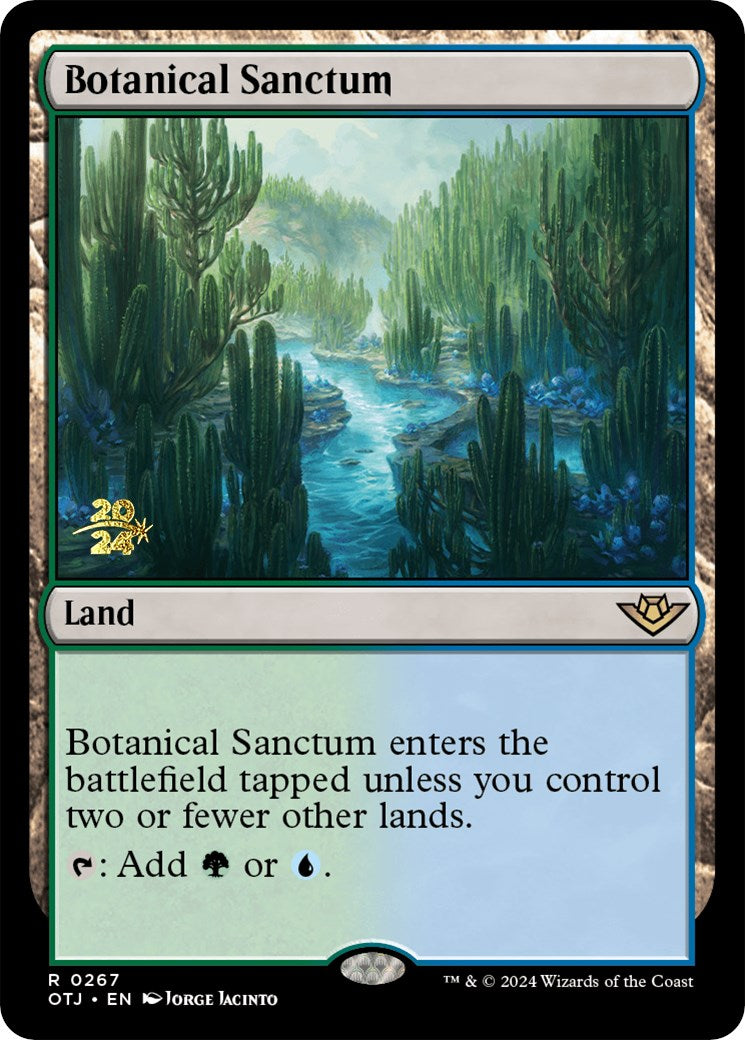 Botanical Sanctum (OTJ) [Outlaws of Thunder Junction Prerelease Promos] | Galaxy Games LLC