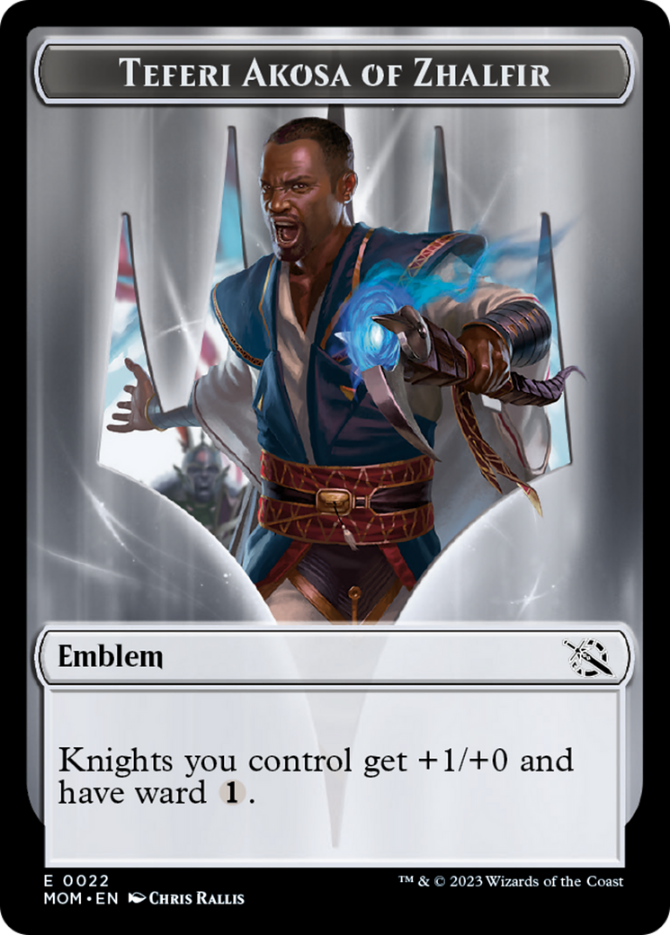 Teferi Akosa of Zhalfir Emblem [March of the Machine Tokens] | Galaxy Games LLC