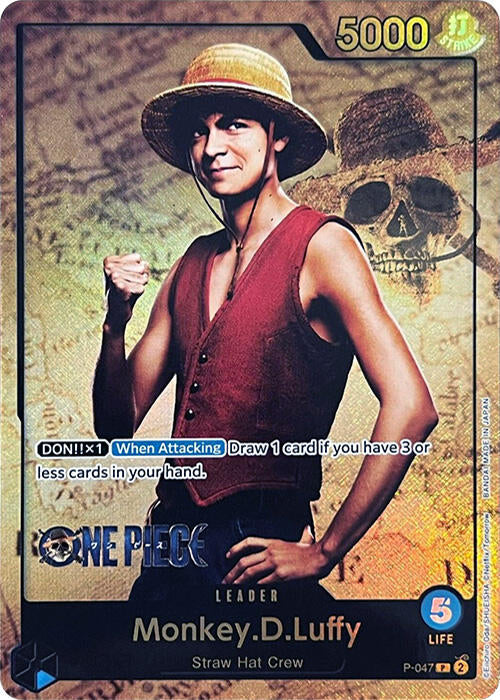 Monkey.D.Luffy (P-047) [Live Action Edition] | Galaxy Games LLC