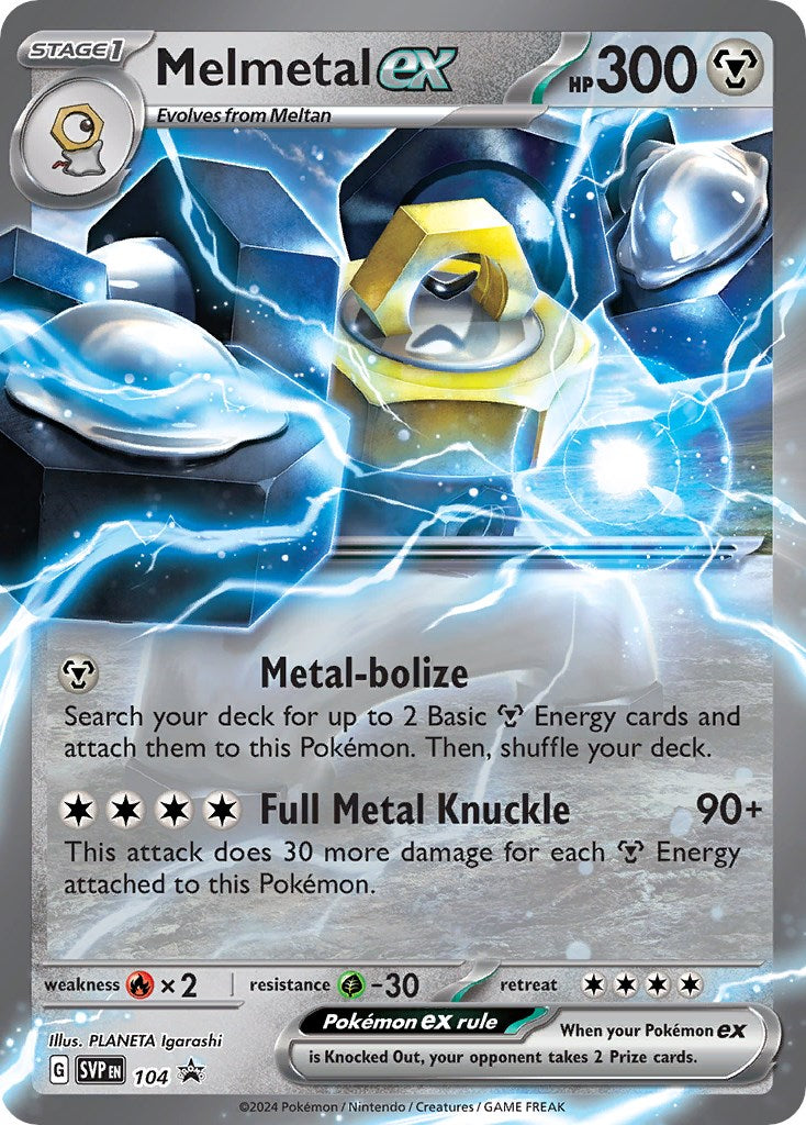 Melmetal ex (104) [Scarlet & Violet: Black Star Promos] | Galaxy Games LLC