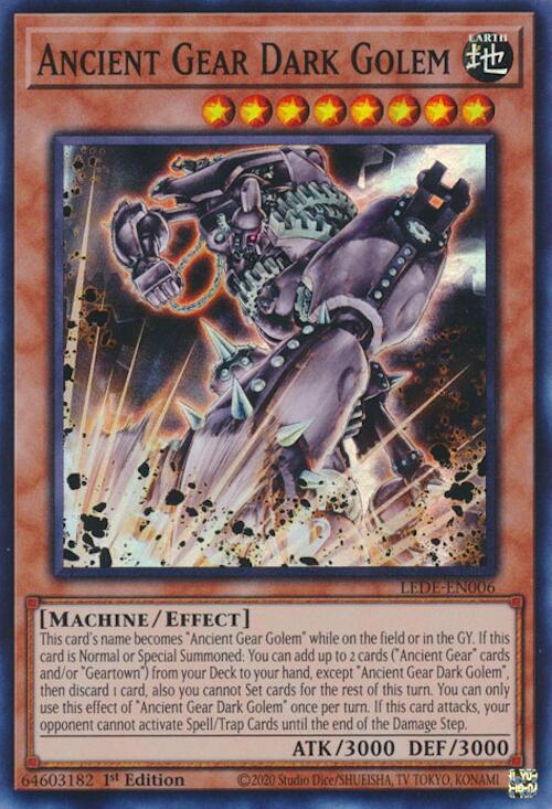 Ancient Gear Dark Golem [LEDE-EN006] Super Rare | Galaxy Games LLC