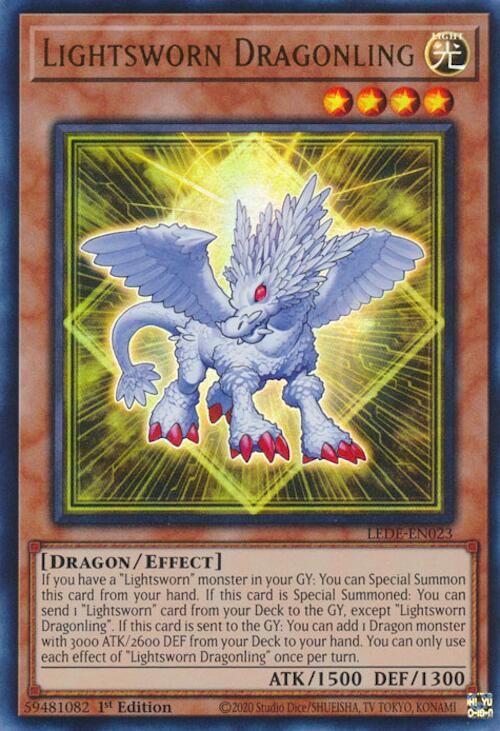 Lightsworn Dragonling [LEDE-EN023] Ultra Rare | Galaxy Games LLC