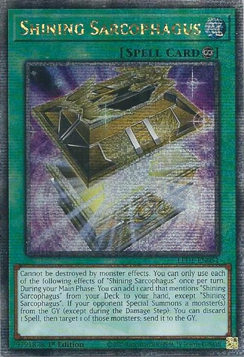 Shining Sarcophagus (Quarter Century Secret Rare) [LEDE-EN051] Quarter Century Secret Rare | Galaxy Games LLC