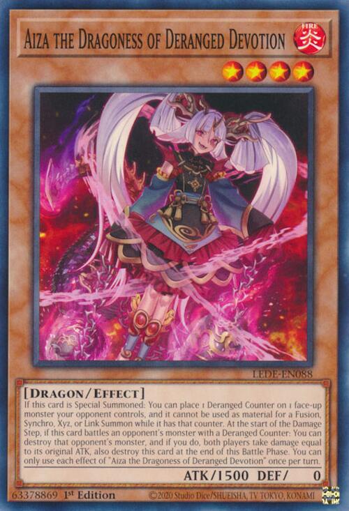 Aiza the Dragoness of Deranged Devotion [LEDE-EN088] Common | Galaxy Games LLC