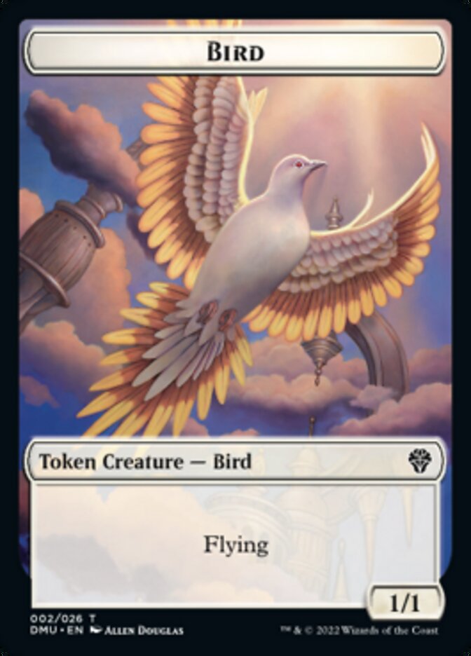 Bird (002) // Zombie Double-Sided Token [Dominaria United Tokens] | Galaxy Games LLC