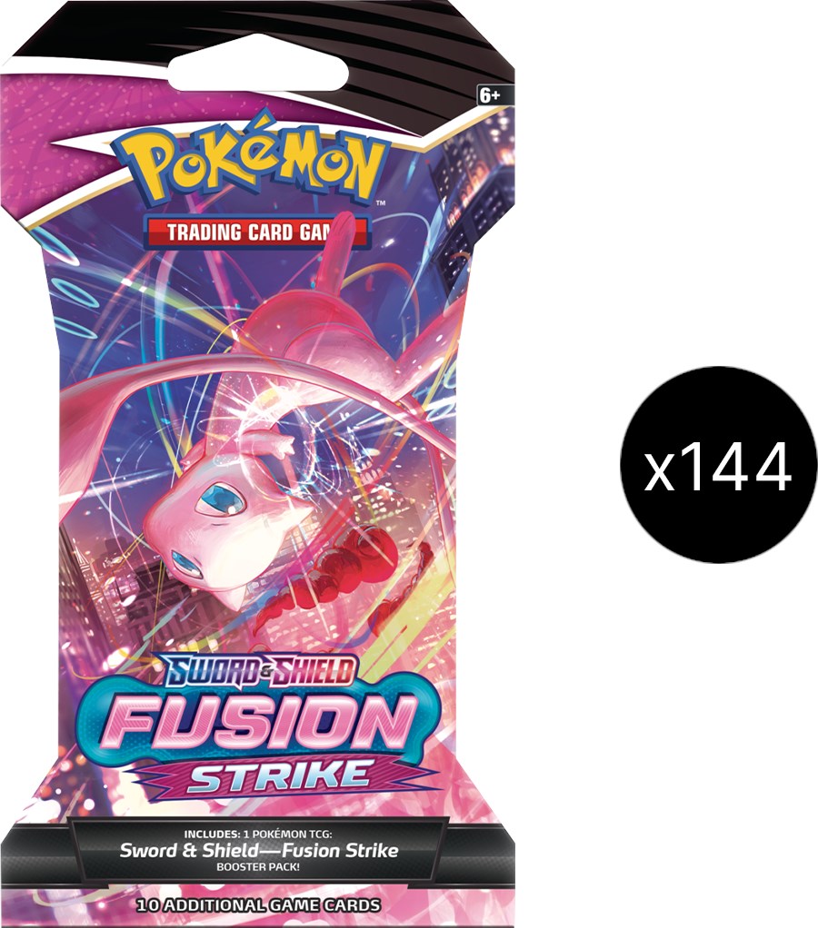 Sword & Shield: Fusion Strike - Sleeved Booster Case | Galaxy Games LLC