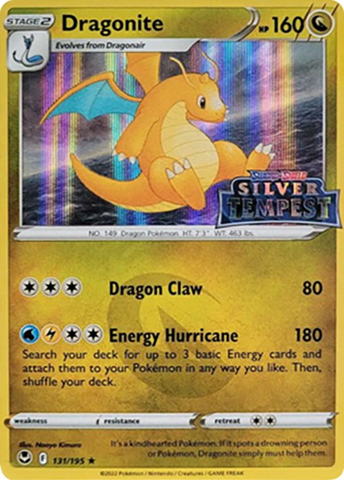 Dragonite (131/195) (Silver Tempest Stamped) [Sword & Shield: Silver Tempest] | Galaxy Games LLC