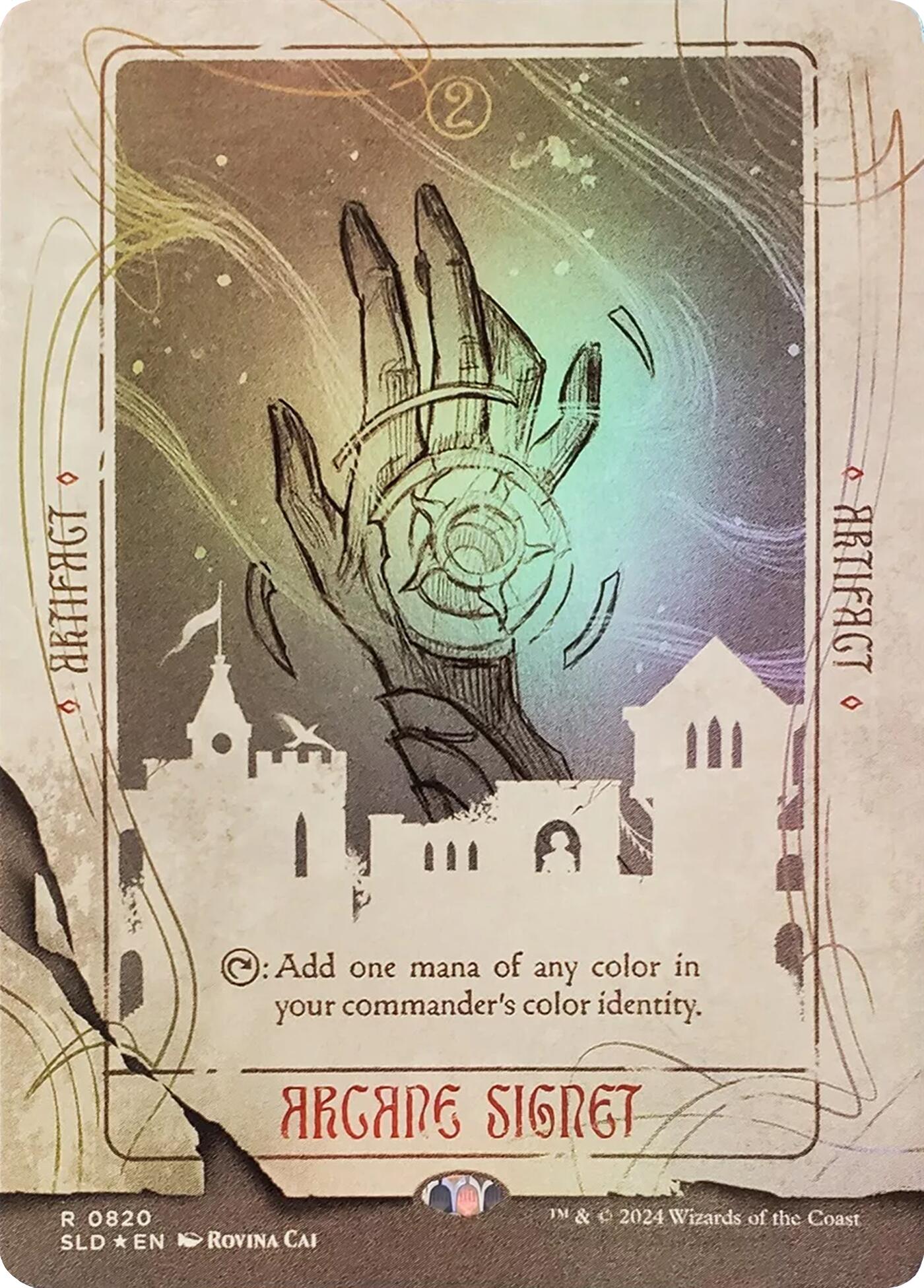 Arcane Signet (0820) (Rainbow Foil) [Secret Lair Drop Series] | Galaxy Games LLC